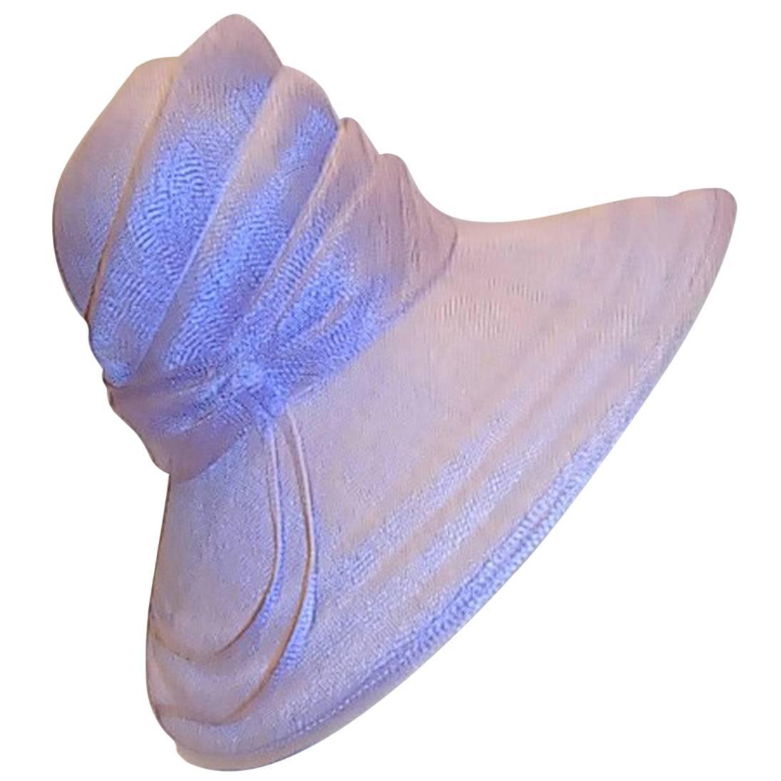 Couture Inc spectacular  lavender silk  hat  !!! For Sale