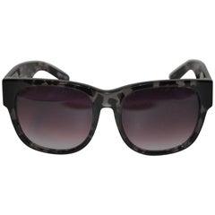 Matthew Williamson & Linda Farrow Clear Olive Tortoise Shell Sunglasses