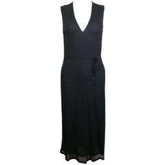 Gucci by Tom Ford Black V-neckline Dress