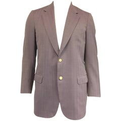 Men's Brioni Wool Herringbone Jacket in Luscious Lavender sz US 40 7