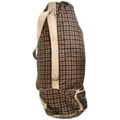 Used 1980’s Aquascutum Travel Duffle Bag w/ Separate Garment Bag