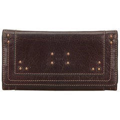 Chloe Brown Leather Paddington Wallet 6