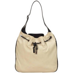 Gucci White Jacquard Shoulder Bag 11