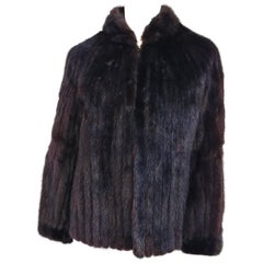 Avanti Espresso Brown Ranch Mink Jacket