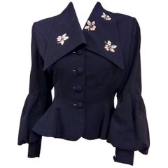 Vintage 40s Lilli Ann Jacket w/ Beading Detail