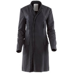 Undercover - Manteau de voiture en coton anthracite à poches zippées, en état neuf