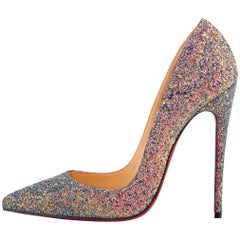 Christian Louboutin New Princess Glitter So Kate Heels Pumps in Box 11