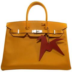 Hermes Birkin 35cm Bouton d'or Epsom leather and Palladium HW / BRAND NEW