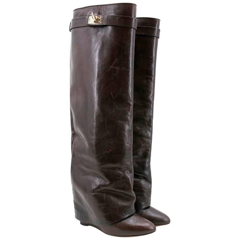 Givenchy Brown Pant Boots For Sale