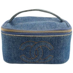 Chanel Denim Square Vanity Bag 10