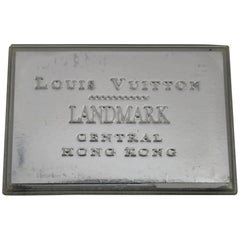 Rare and Collectible Louis Vuitton imited Edition Hong Kong Silver Cardholder 