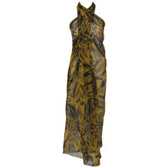 Hermès Authentic Jungle Print Silk Shawl Pareo sarong Scarf