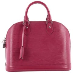Louis Vuitton Alma Handbag Epi Leather PM 12