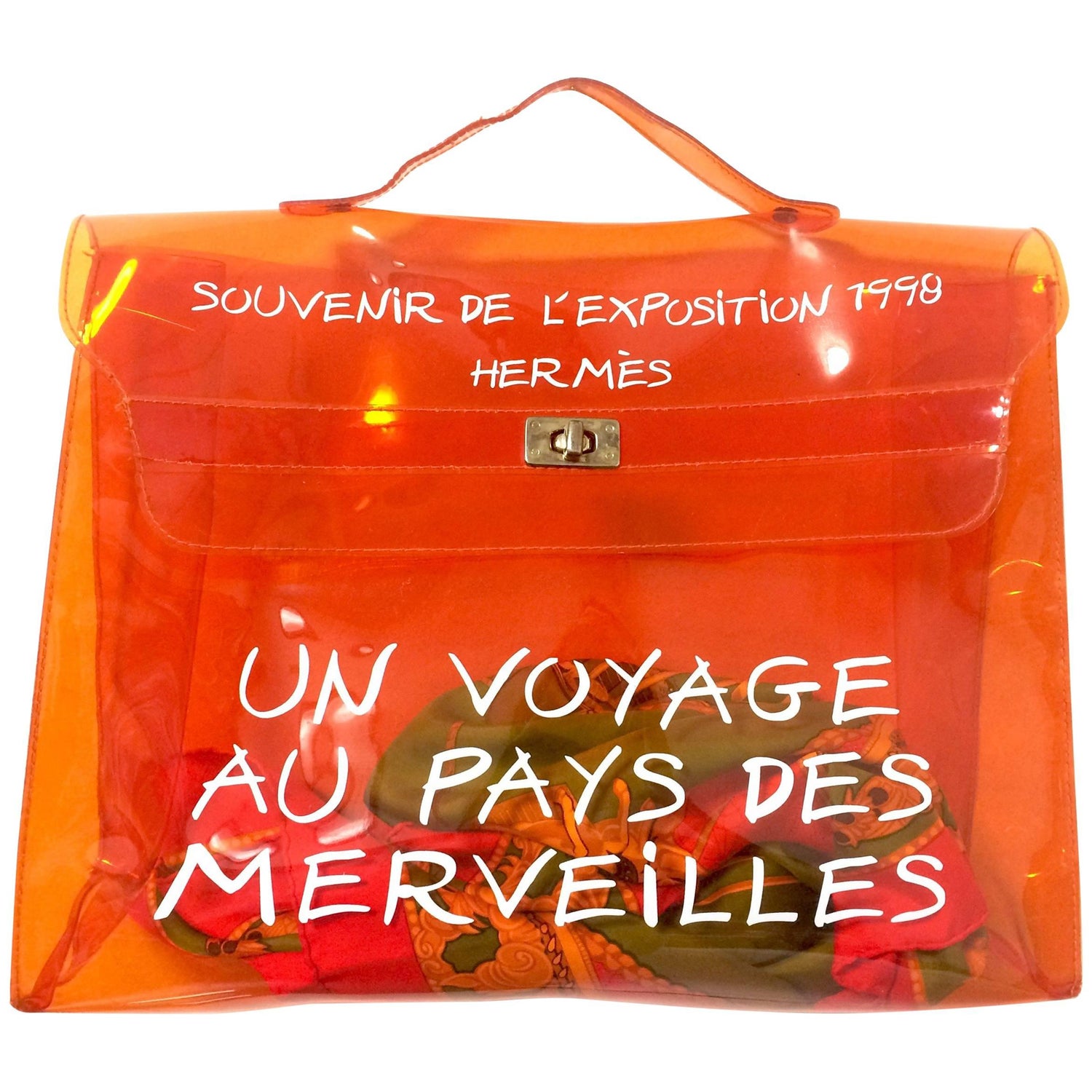 Hermes 1997 Transparent Kelly Bag - For Sale on 1stDibs | hermes clear bag