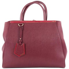 Fendi 2Jours Handbag Leather Medium 9