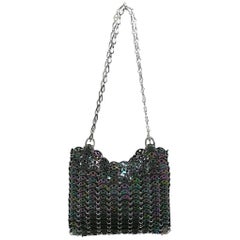 Paco Rabanne Iridescent Leather Chainmail Shoulder Bag 2