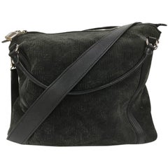 Louis Vuitton Antheia Ixia Handbag Suede MM