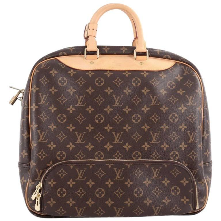 Louis Vuitton Evasion Travel Bag Monogram Canvas MM at 1stDibs lv