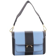 Marni Trunk Akkordeontasche Leder Mini