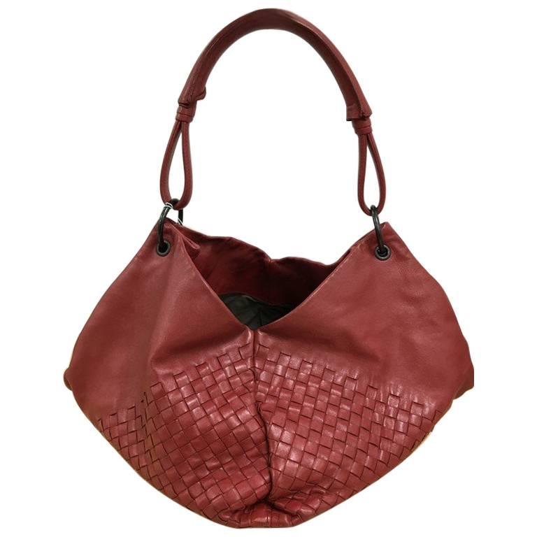 Bottega Veneta Aquilone Fortune Cookie Hobo Intrecciato Nappa Small