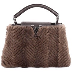 Louis Vuitton Capucines Handbag Fur BB
