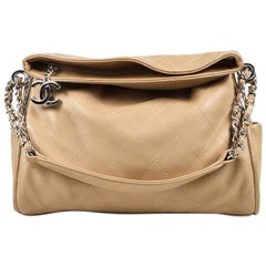 Chanel Tan Quilted Leather Medium "Ultimate Soft" Shoulder Bag