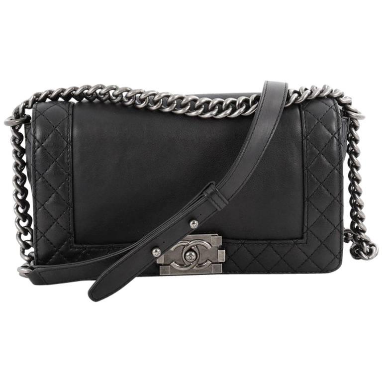 Chanel Reverso Boy Flap Bag Calfskin Old Medium