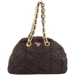 Prada Catena Bag Chevron Tessuto Large 6
