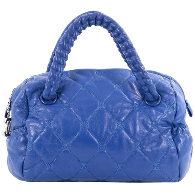 Chanel Hidden Chain Bowler Quilted Leather Small
