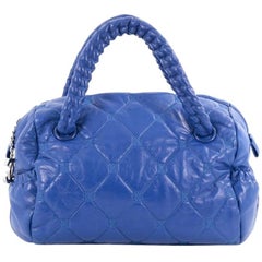 Chanel Hidden Chain Bowler Quilted Leather Small