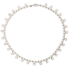 Eddie Borgo Langes Collier mit durchbrochener Kunstperle