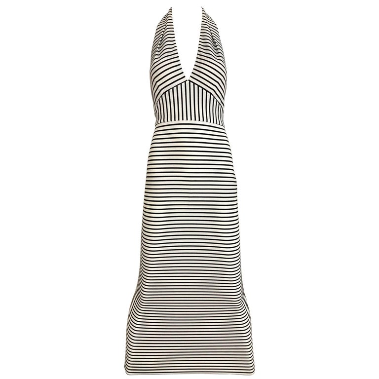 karl lagerfeld dress black and white Bow Strap Polka Dot Midi Dress | Dresses & Jumpsuits main image 0