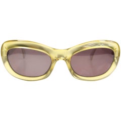 Christian Dior Gold and Silver Sunglasses