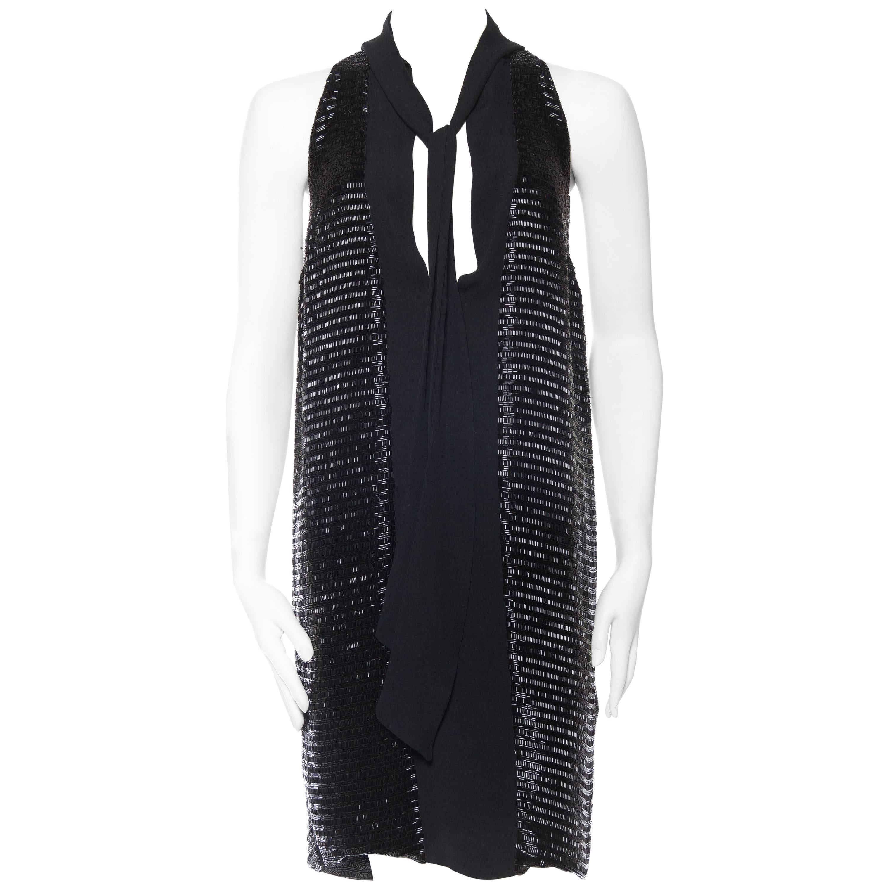 Fully Beaded Giorgio Armani Silk Tunic Dress