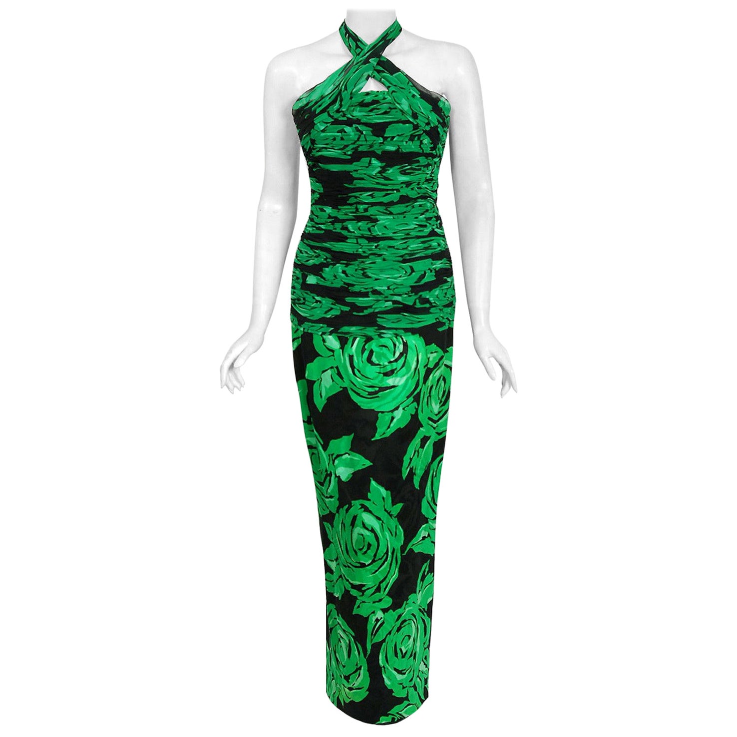 valentino lime dress