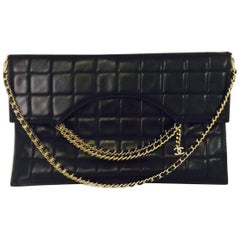 Coveted Chanel Triple Threat Shoulder Bag / Clutch / Handbag w/Multiple Chains 7