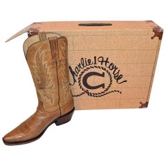 Charlie Horse  Artisan handcrafted 6 stitches cowboy  boots size 6 1/2