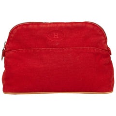 Hermes Red Bolide Pouch 4