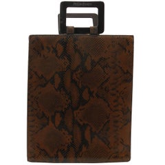 Yves Saint Laurent Ysl Vintage handbag in Python Leather 1