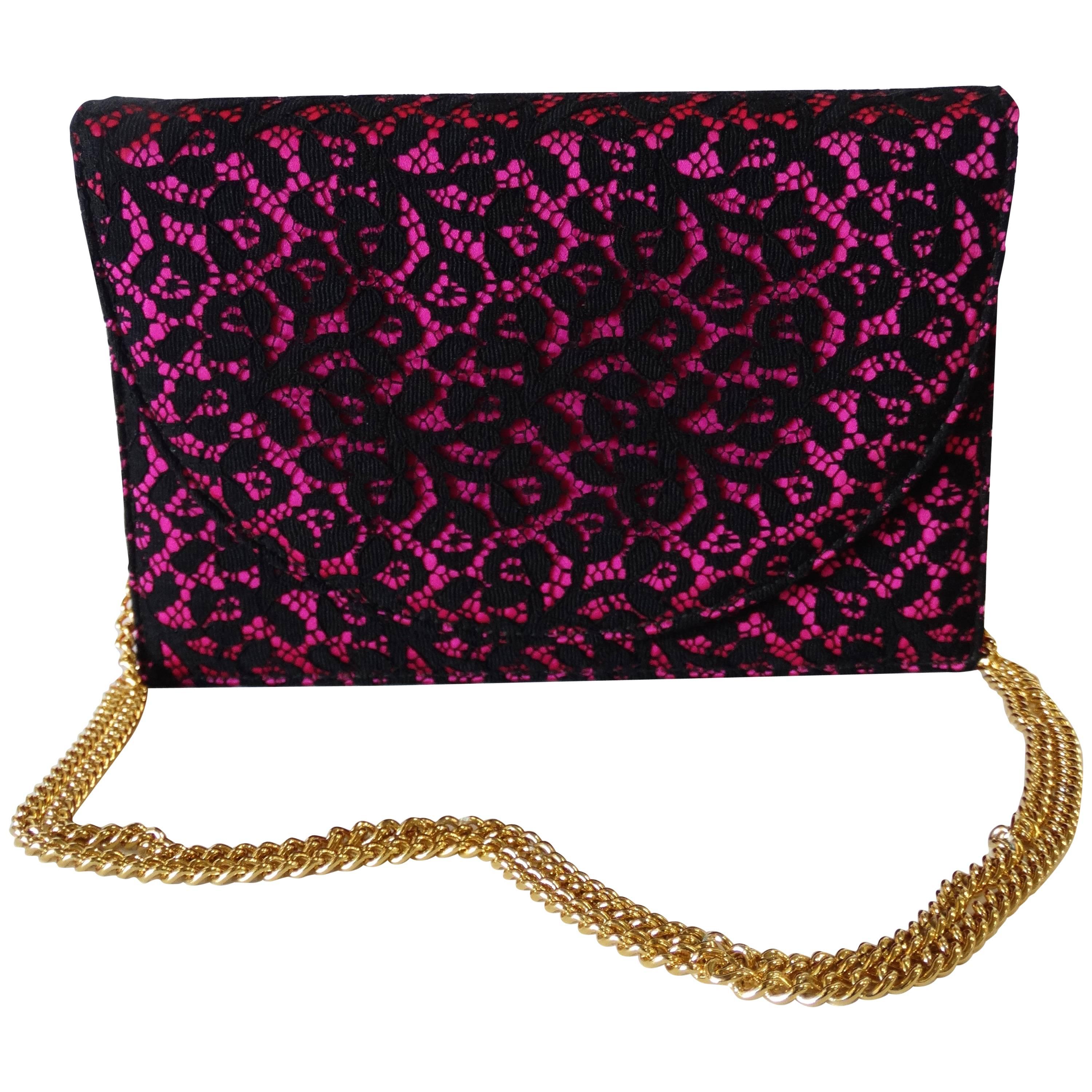 1990's Christian Dior Lace Handbag 
