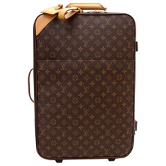 Louis Vuitton Pegase 50 Monogram Canvas Travel Rolling Luggage