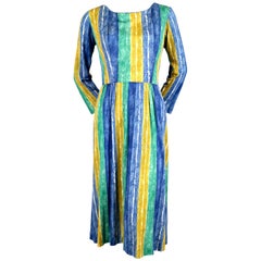 1960's EMILIO PUCCI printed silk jersey dress
