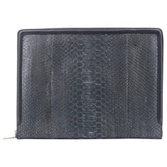 Alexander McQueen Grey Snakeskin Document Holder 10