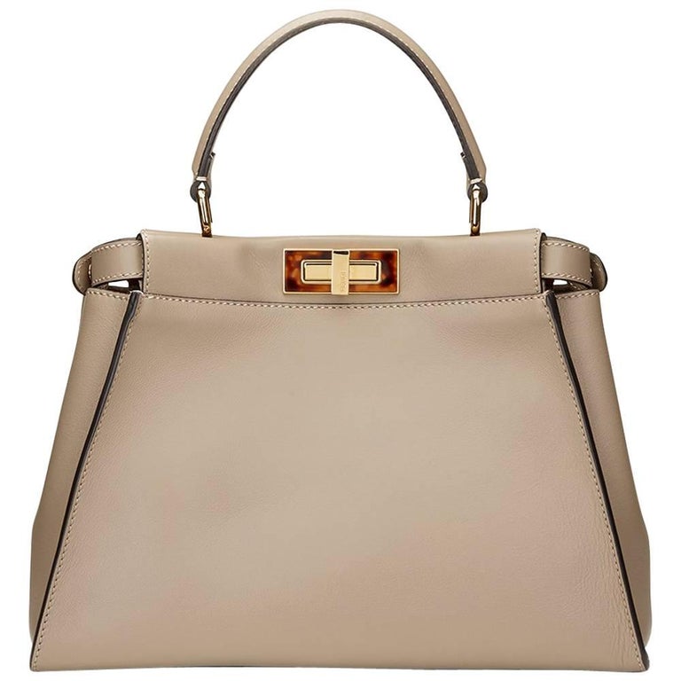 FENDI: mini bag for woman - Dove Grey