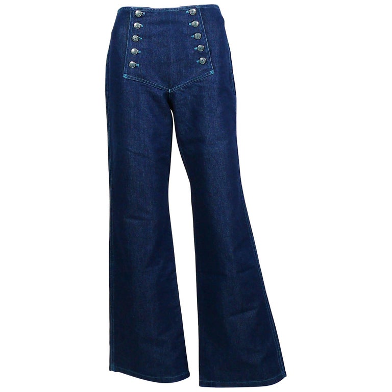 Jean Paul Gaultier Vintage Iconic Sailor Jeans at 1stDibs | jean 