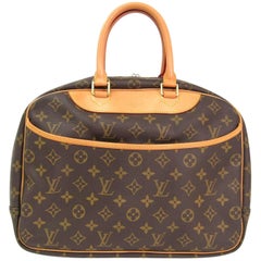  Louis Vuitton Monogram Men's Women's Carryall Travel Top Handle Satchel Bag