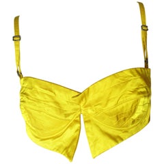 Christian Lacroix Satin Quilted Bra Top 12