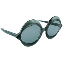 Pierre Cardin Vintage Iconic Kiss Black Sunglasses 6