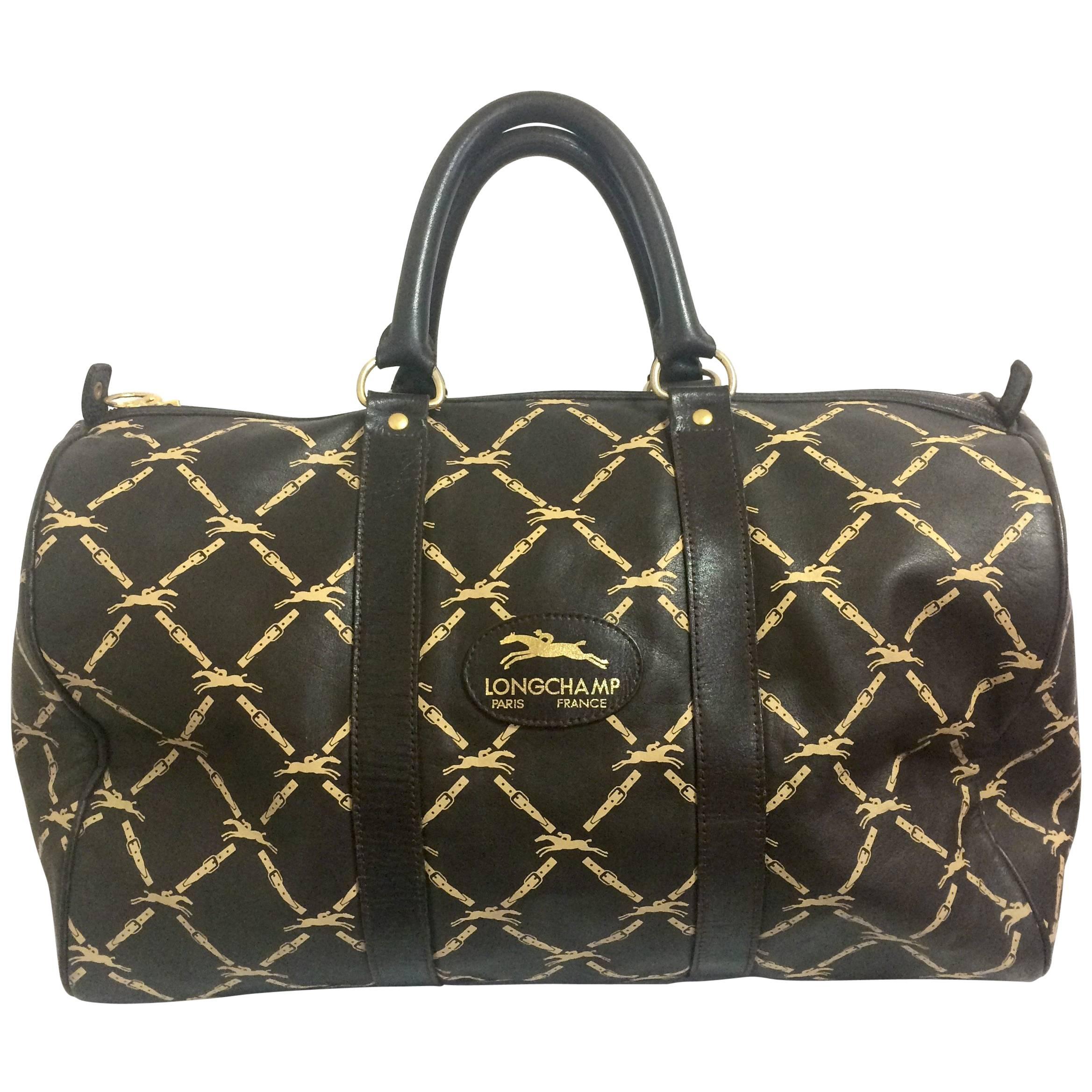 Vintage longchamp leather bag  Longchamp leather bag, Longchamp leather,  Bags