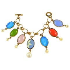 Amazing bronze charm bracelet by Patrizia Daliana 9
